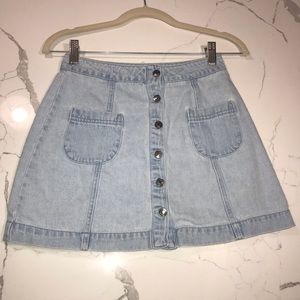 Denim skirt